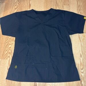 Black Scrub Top